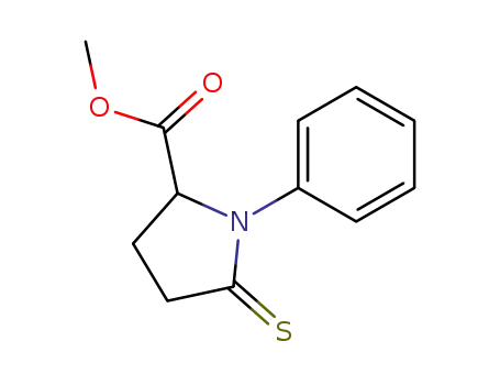 L-Proline, 1-phenyl-5-thioxo-, methyl ester