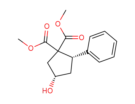(2S,4S)-4-Hydroxy-2-phenyl-cyclopentane-1,1-dicarboxylic acid dimethyl ester