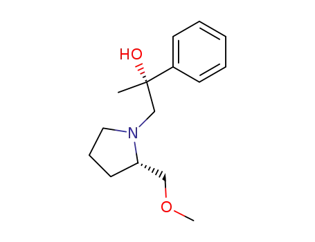 (2R)-1-((S)-2-methoxymethylpyrrolidino)-2-phenyl-2-propanol