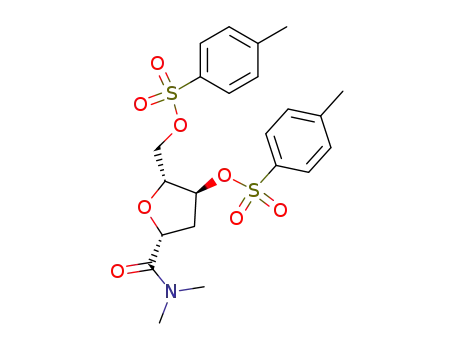 bis-<i>O</i>-(toluene-4-sulfonyl)-D-<i>ribo</i>-2,5-anhydro-3-deoxy-hexonic acid dimethylamide