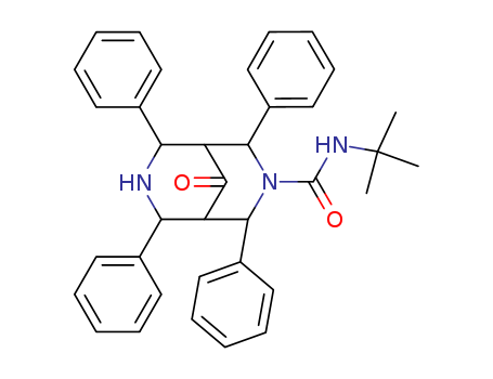 N-tert-Butyl-9-oxo-2,4,6,8-tetraphenyl-3,7-diazabicyclo(3.3.1)nonane-3-carboxamide