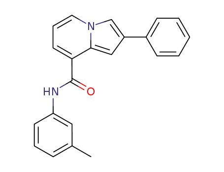 2-Phenyl-indolizine-8-carboxylic acid m-tolylamide
