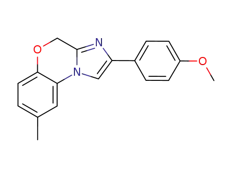 2-(4-Methoxy-phenyl)-8-methyl-4H-5-oxa-3,9b-diaza-cyclopenta[a]naphthalene