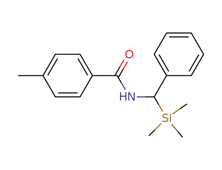 Benzamide, 4-methyl-N-[phenyl(trimethylsilyl)methyl]-