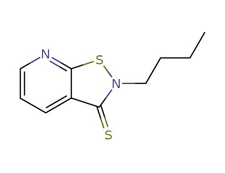 2-butylisothiazolo<5,4-b>pyridine-3(2H)-thione