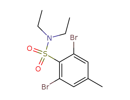 N,N-diethyl-2,6-dibromo-p-toluenesulfonamide