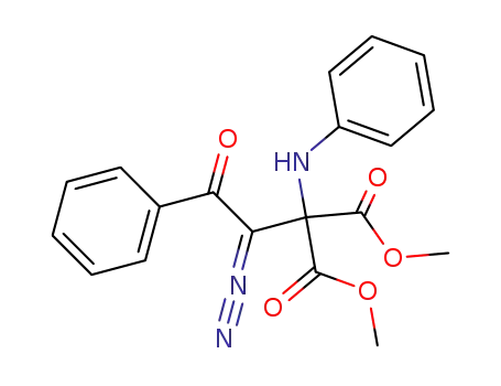 2-(1-Diazo-2-oxo-2-phenyl-ethyl)-2-phenylamino-malonic acid dimethyl ester