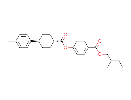 2-methylbutyl ester of p-<trans-4-(p-methylphenyl)cyclohexanecarbonyloxy>benzoic acid