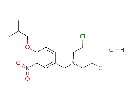 4-이소부톡시-3-니트로벤질-비스(2-클로로에틸)아민 염산염