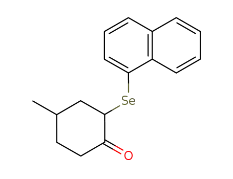 4-Methyl-2-(naphthalen-1-ylselanyl)-cyclohexanone