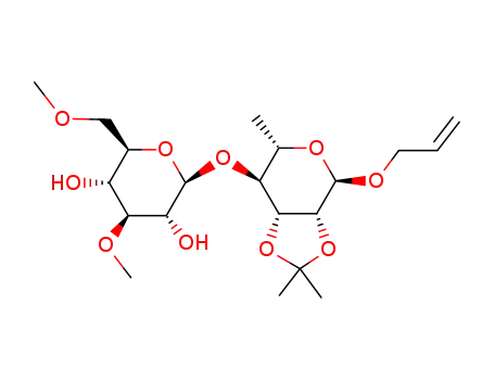 (2S,3R,4S,5R,6R)-2-((3aR,4R,6S,7S,7aR)-4-Allyloxy-2,2,6-trimethyl-tetrahydro-[1,3]dioxolo[4,5-c]pyran-7-yloxy)-4-methoxy-6-methoxymethyl-tetrahydro-pyran-3,5-diol