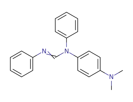Molecular Structure of 95794-15-3 (Methanimidamide, N-[4-(dimethylamino)phenyl]-N,N'-diphenyl-)