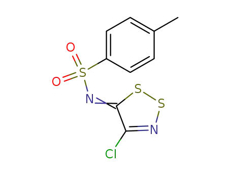 Benzenesulfonamide,
N-(4-chloro-5H-1,2,3-dithiazol-5-ylidene)-4-methyl-