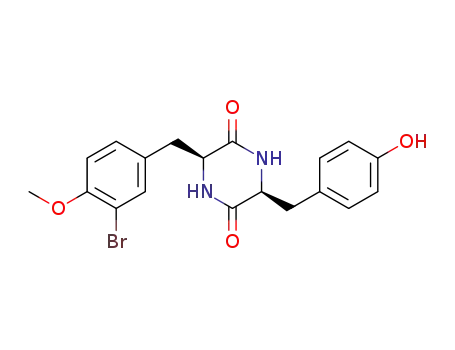 cyclo-3-bromo-4-O-methyl-L-tyrosyl-L-tyrosine