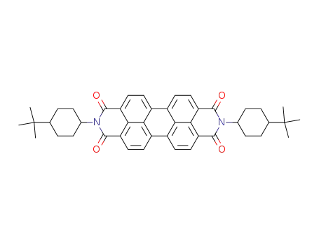 Molecular Structure of 83054-86-8 (2,9-Bis-(4-tert-butyl-cyclohexyl)-anthra[2,1,9-def;6,5,10-d'e'f']diisoquinoline-1,3,8,10-tetraone)