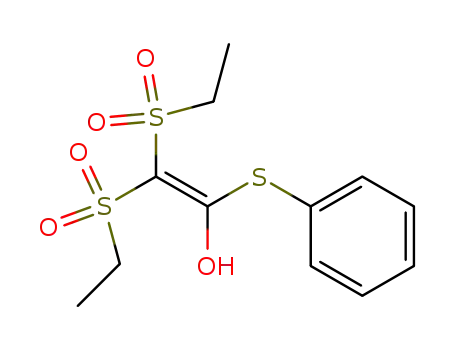 2,2-Di(ethanesulfonyl)-1-(phenylsulfanyl)ethen-1-ol