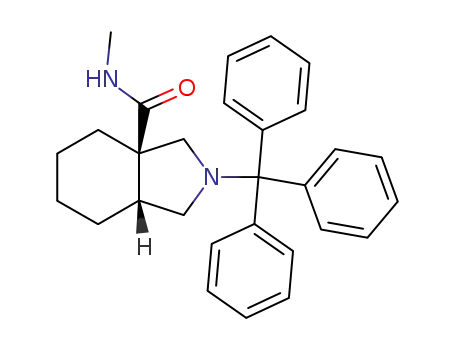 (3aR,7aR)-2-Trityl-octahydro-isoindole-3a-carboxylic acid methylamide