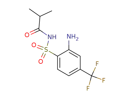 N-[2-amino-4-(trifluoromethyl)phenyl]sulfonyl-2-methylpropanamide
