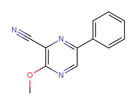 Pyrazinecarbonitrile, 3-methoxy-6-phenyl-
