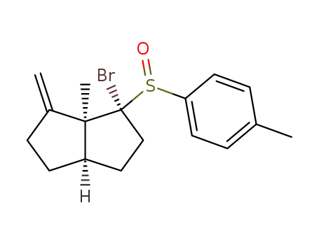 (1R,3aR,6aS)-(3aα,6aα)-octahydro-1-bromo-6a-methyl-6-methylene-1-(p-tolylsulfinyl)pentalene