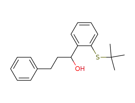 1-(2-tert-Butylsulfanyl-phenyl)-3-phenyl-propan-1-ol