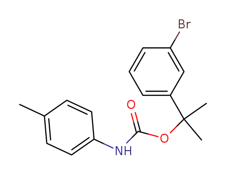 Carbamic acid, (4-methylphenyl)-, 1-(3-bromophenyl)-1-methylethyl
ester
