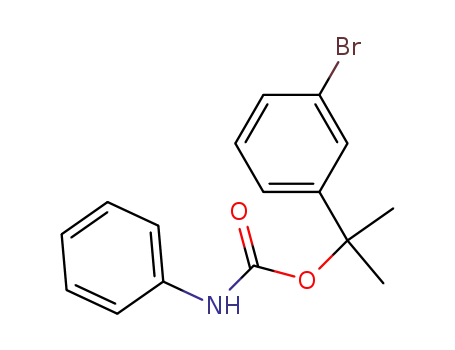 Phenyl-carbamic acid 1-(3-bromo-phenyl)-1-methyl-ethyl ester