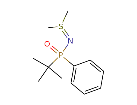 N-<t-butyl(phenyl)phosphinyl>dimethylsulphilimine