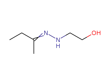 Molecular Structure of 25431-80-5 (2-[2-(butan-2-ylidene)hydrazinyl]ethanol)