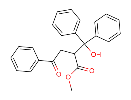 2-(Hydroxydiphenylmethyl)-4-oxo-4-phenylbutansaeure-methylester