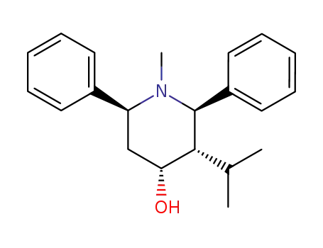 trans-2,trans-6-diphenyl-cis-3-isopropyl-cis-N-methylpiperidine-r-4-ol