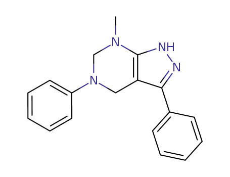 7-Methyl-3,5-diphenyl-4,5,6,7-tetrahydro-1H-pyrazolo[3,4-d]pyrimidine