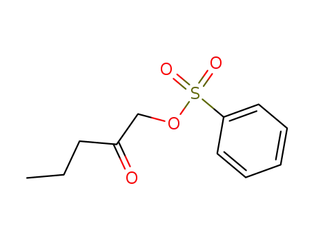 1-benzenesulfonyloxy-2-pentanone