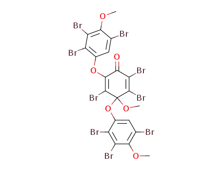 2,3,5-Tribromo-4-methoxy-4,6-bis-(2,3,5-tribromo-4-methoxy-phenoxy)-cyclohexa-2,5-dienone