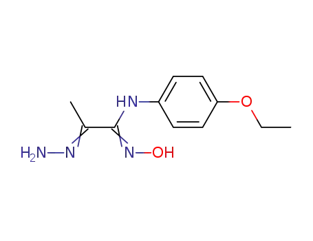4-ethoxy-N-[(1E)-2-hydrazino-1-nitrosoprop-1-en-1-yl]aniline