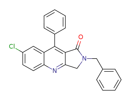 2-benzyl-7-chloro-2,3-dihydro-9-phenyl-1H-pyrrolo<3,4-b>quinoline-1-one