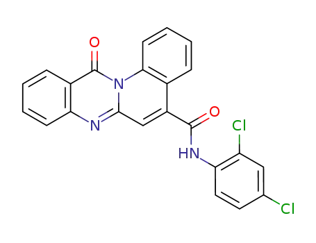 N-(2,4-dichlorophenyl)-12-oxo-12H-quino[2,1-b]quinazoline-5-carboxamide