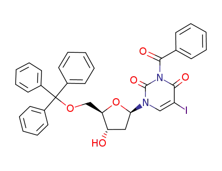 N<sup>3</sup>-benzoyl-2'-deoxy-5-iodo-5'-O-trityluridine