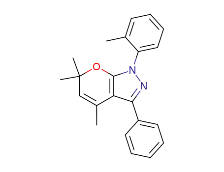 4,6,6-Trimethyl-3-phenyl-1-o-tolyl-1,6-dihydro-pyrano[2,3-c]pyrazole