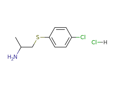 2-Propanamine, 1-((4-chlorophenyl)thio)-, hydrochloride