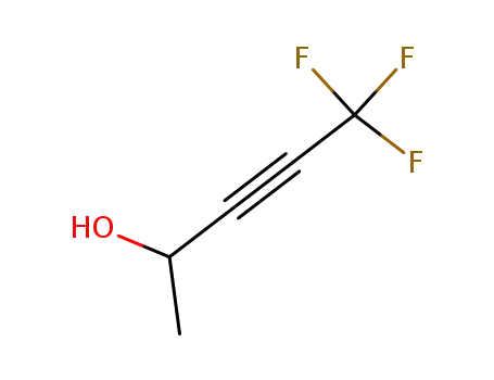 (+/-)-5,5,5-trifluoropent-3-yn-2-ol