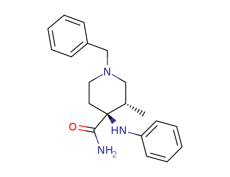 cis-3-Methyl-4-(phenylamino)-1-(phenylmethyl)-4-piperidinecarboxamide