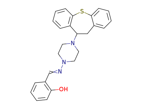 2-(((4-(10,11-Dihydrodibenzo(b,f)thiepin-10-yl)-1-piperazinyl)imino)me thyl)phenol