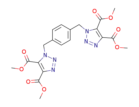 dimethyl 1-(4-{[4,5-bis(methoxycarbonyl)-1H-1,2,3-triazol-1-yl]methyl}benzyl)-1H-1,2,3-triazole-4,5-dicarboxylate