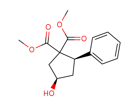 (2R,4R)-4-Hydroxy-2-phenyl-cyclopentane-1,1-dicarboxylic acid dimethyl ester
