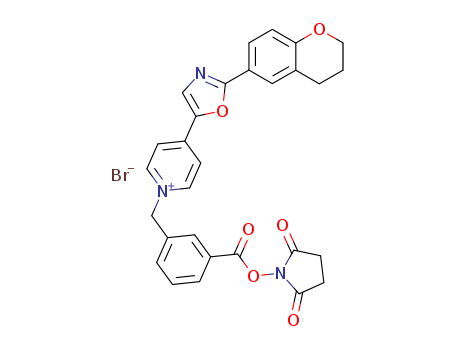 1-[3-(SUCCINIMIDYLOXYCARBONYL)BENZYL]-4-[2-(3,4-DIHYDRO-2H-1-BENZOPYRAN-6-YL)-5-OXAZOLYL]PYRIDINIUM BROMIDE