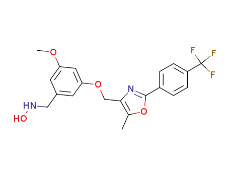 N-{3-Methoxy-5-[5-methyl-2-(4-trifluoromethyl-phenyl)-oxazol-4-ylmethoxy]-benzyl}-hydroxylamine