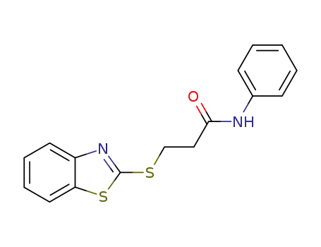 3-(Benzothiazol-2-ylsulfanyl)-N-phenyl-propionamide