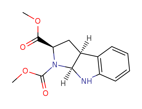 Pyrrolo[2,3-b]indole-1,2(2H)-dicarboxylicacid, 3,3a,8,8a-tetrahydro-, dimethyl ester, [2R-(2a,3ab,8ab)]- (9CI)