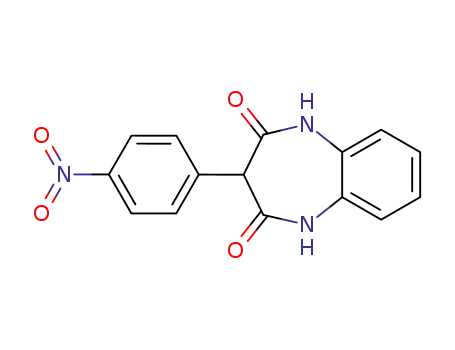 3-p-nitrophenyl-2,3,4,5-tetrahydro-1H-benzo<b>-1,4-diazepine-2,4-dione